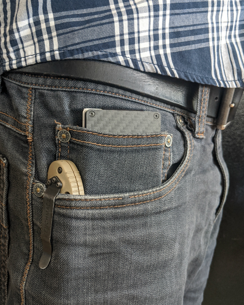 Ridge Wallet in jeans pocket