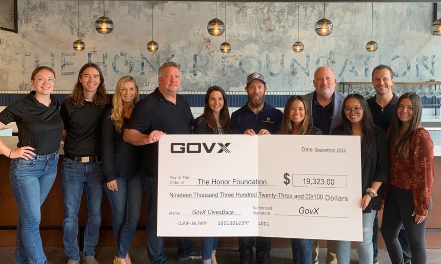 GovX Has Now Donated Over a MILLION DOLLARS to Causes Serving Our Community