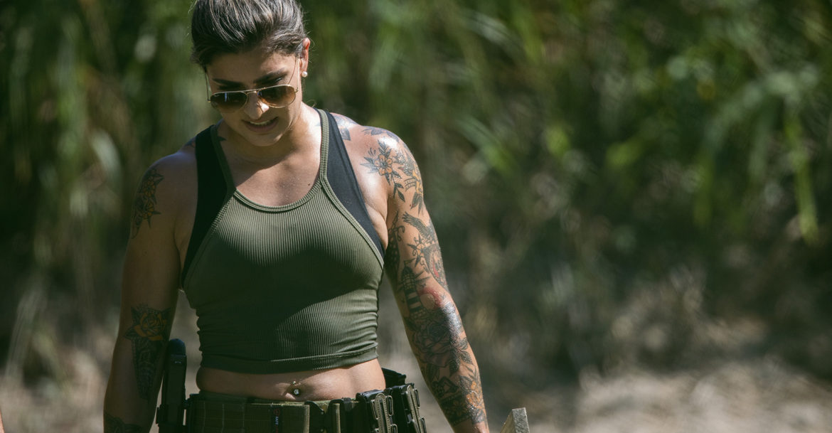 Training for The Tactical Games with EOD Tech Katie Hernandez