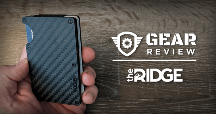 Carbon fiber Ridge Wallet