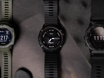 Three Garmin tactical watches
